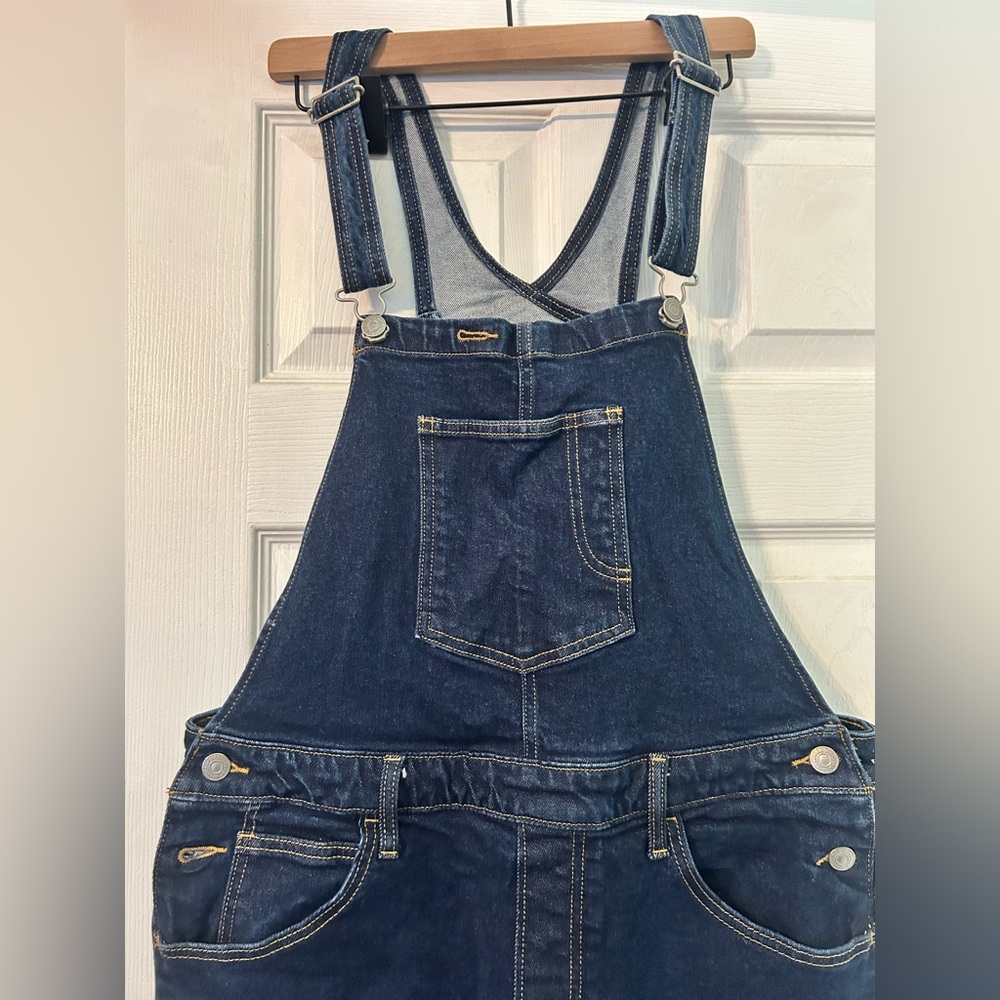 Levi's original dark wash overalls